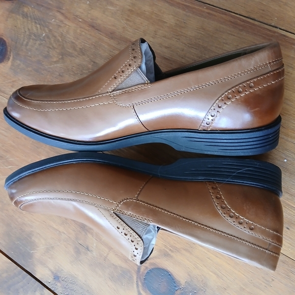 Men\'s Hush Puppies Brown Leather Slip-On Loafers Sx 11W. main image 10